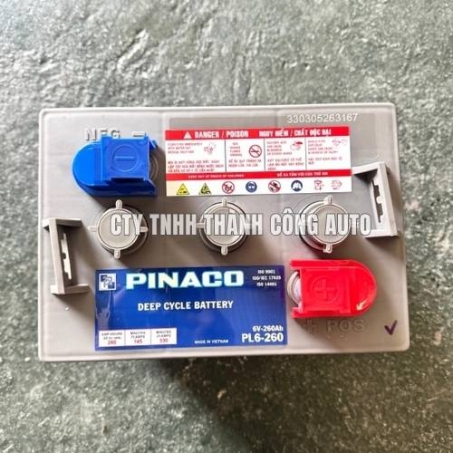 Ắc quy 260AH Pinaco Ắc quy xe Golf Ắc quy Buggy PL6-260AH